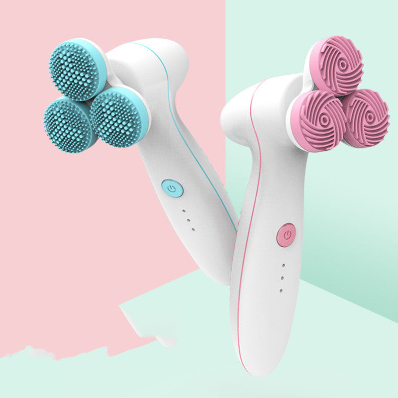 Electric Silicone Face Cleanser | 3D Smart Massage Vibration Beauty Tool