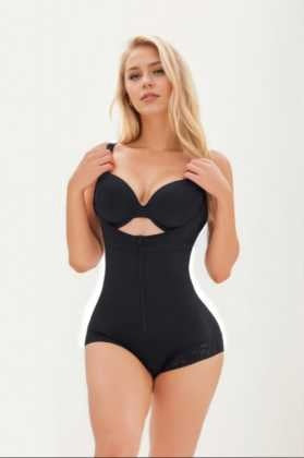 Women’s Colombian Fajas Postpartum Tummy Control Full Body Shaper & Butt Lifter Bodysuit