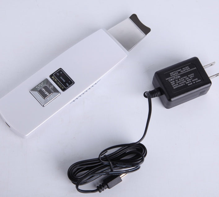 Ultrasonic Skin Scrubber & Face Cleanser | Blackhead Acne Removal Facial Spa Tool