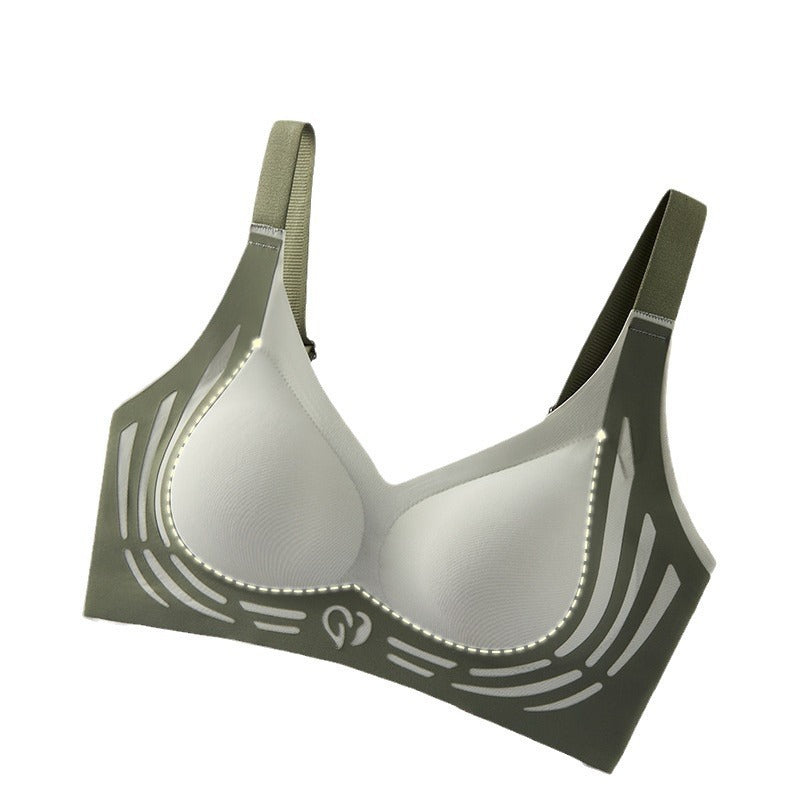 Plus-Size Sports Bra with Soft Support & Adjustable Straps
