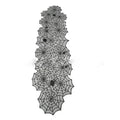 Halloween Tablecloth | Black Lace Spiderweb Table Runner & Home Decoration
